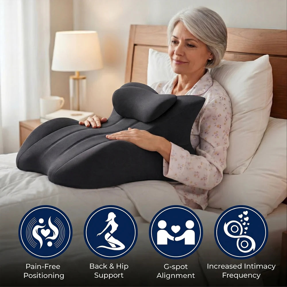 Waterproof Intimacy Support Pillow – Comfort for Every Position