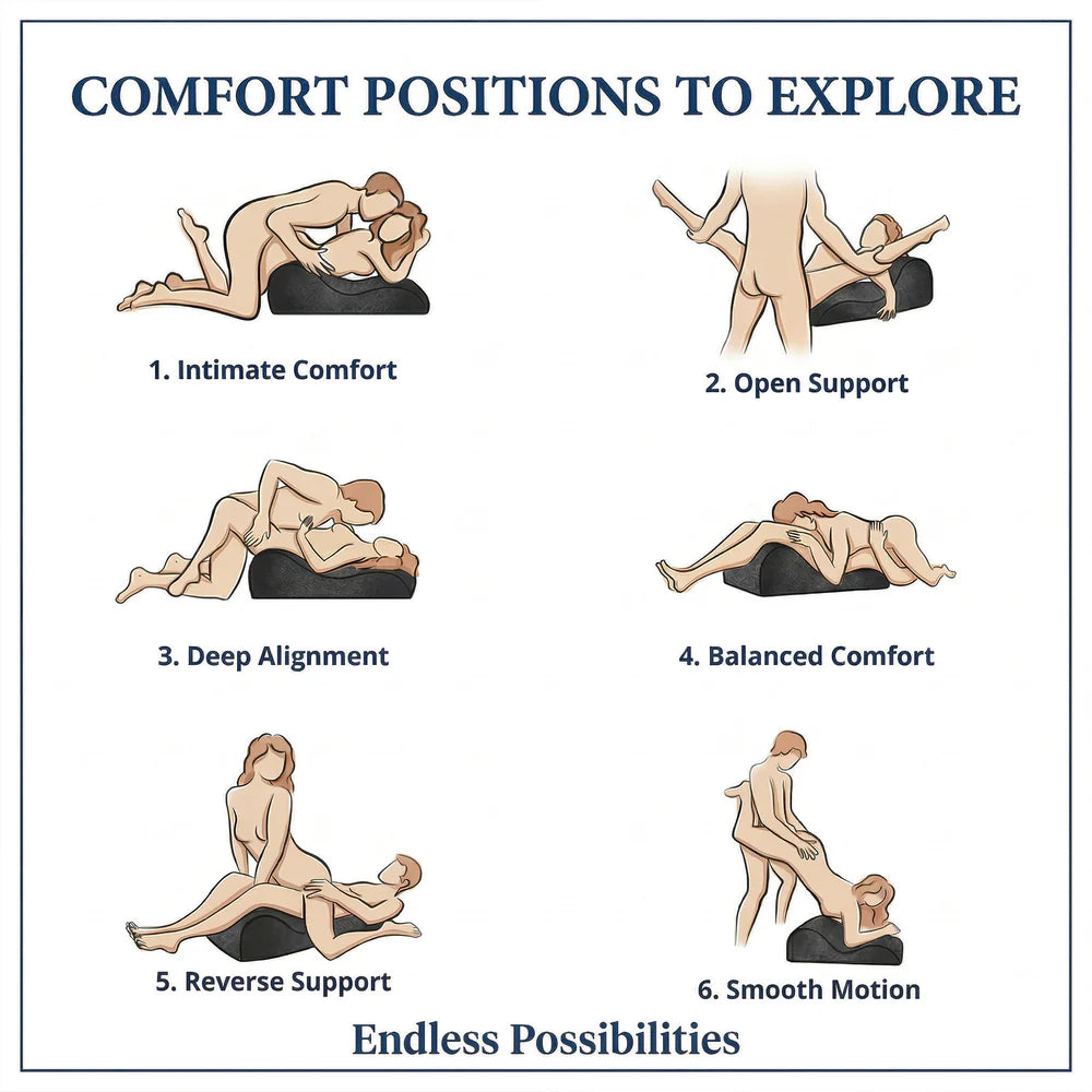 Waterproof Intimacy Support Pillow – Comfort for Every Position