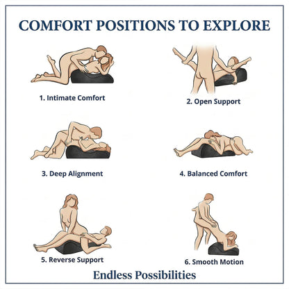 Waterproof Intimacy Support Pillow – Comfort for Every Position