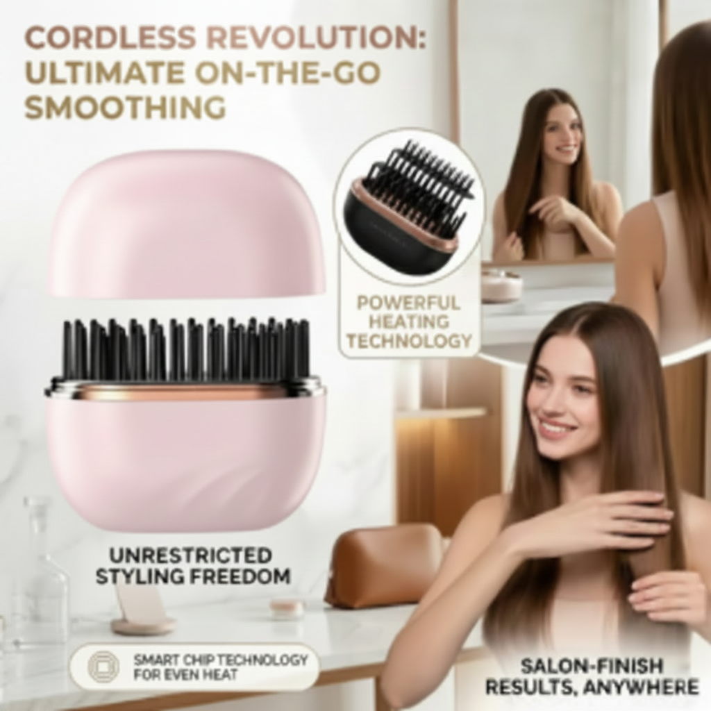 ✨ LuxeGlow™ Premium Hair Detangling & Scalp Massage Brush