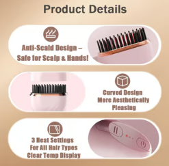 ✨ LuxeGlow™ Premium Hair Detangling & Scalp Massage Brush