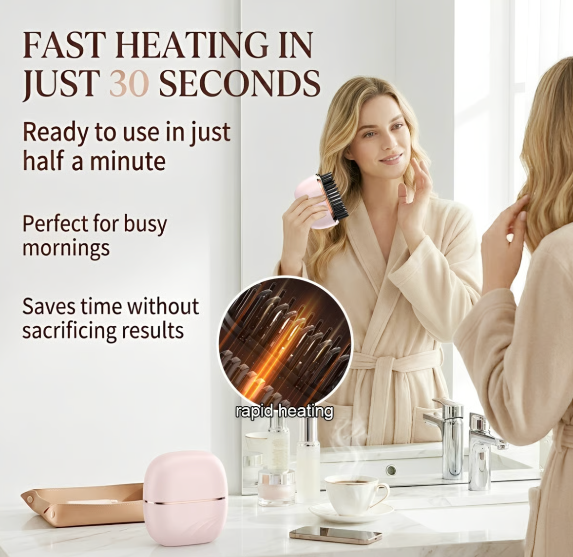 ✨ Premium Hair Detangling & Scalp Massage Brush