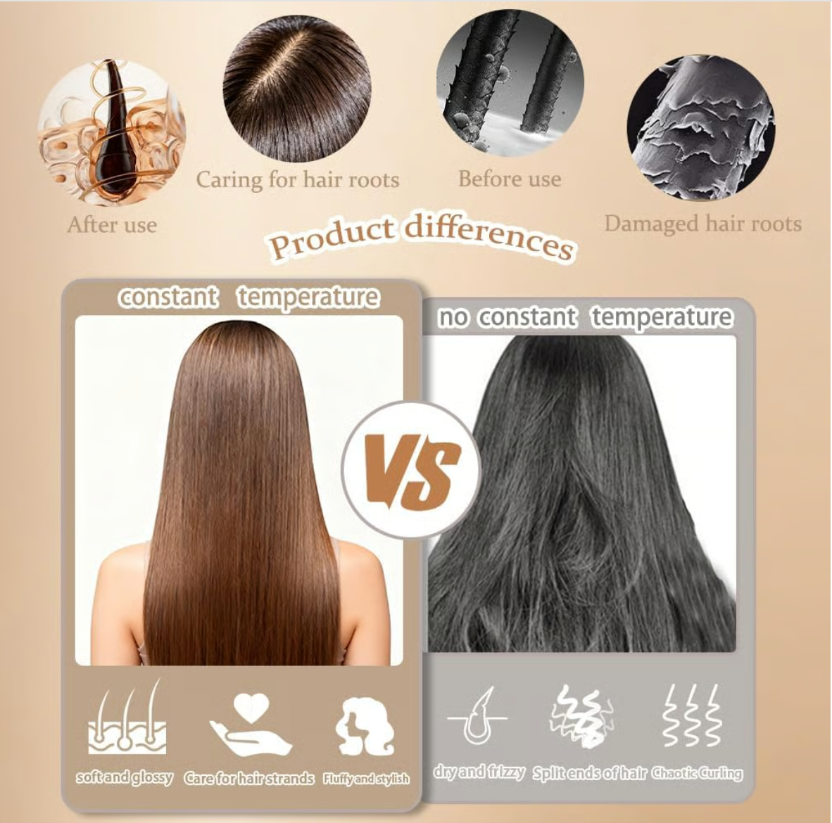 ✨ Premium Hair Detangling & Scalp Massage Brush