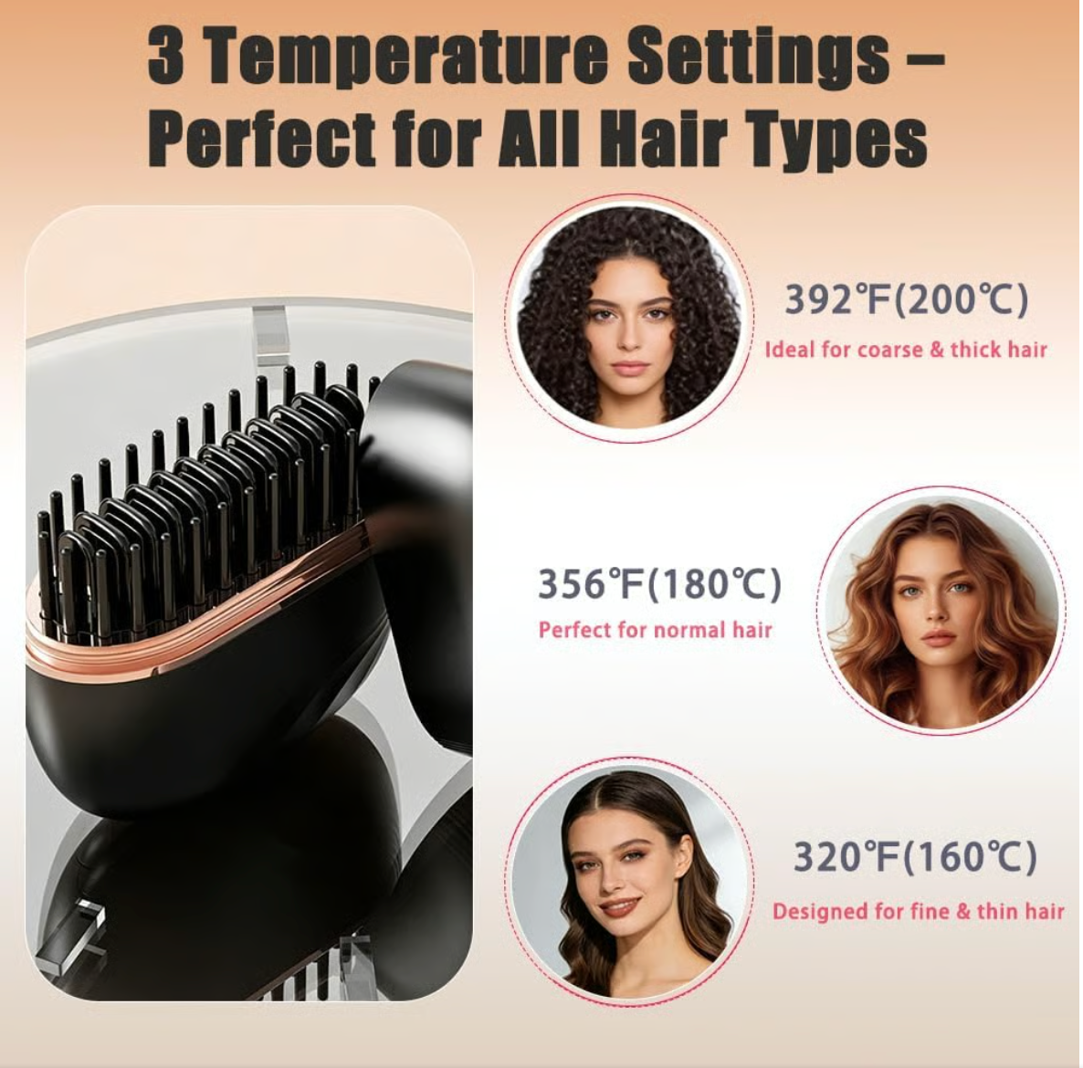 ✨ Premium Hair Detangling & Scalp Massage Brush